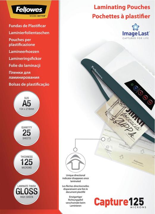 Produktbild Fellowes Capture 125 (A5, 25 Stk., 125 µm)
