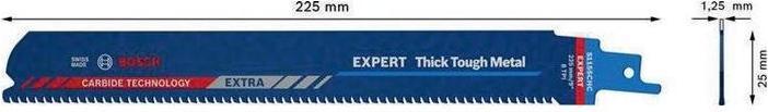 Produktbild Bosch Professional Zubehör EXPERT ‘Thick Tough Metal’ S 1155 CHC Säbelsägeblatt, 10 Stück