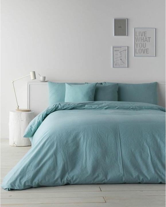 Produktbild Rosewood Bettdeckenbezug Naturals LINO BLANCO grün 143 x 200 cm (Duvetbezug, 143 x 200 cm)