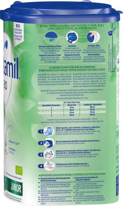 Actual product image Aptamil Bio Junior 12+ (800 g, from 12 m.)