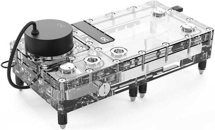Alphacool PUM Core Flat Reservoir 240 Right mit VPP Apex Pumpe