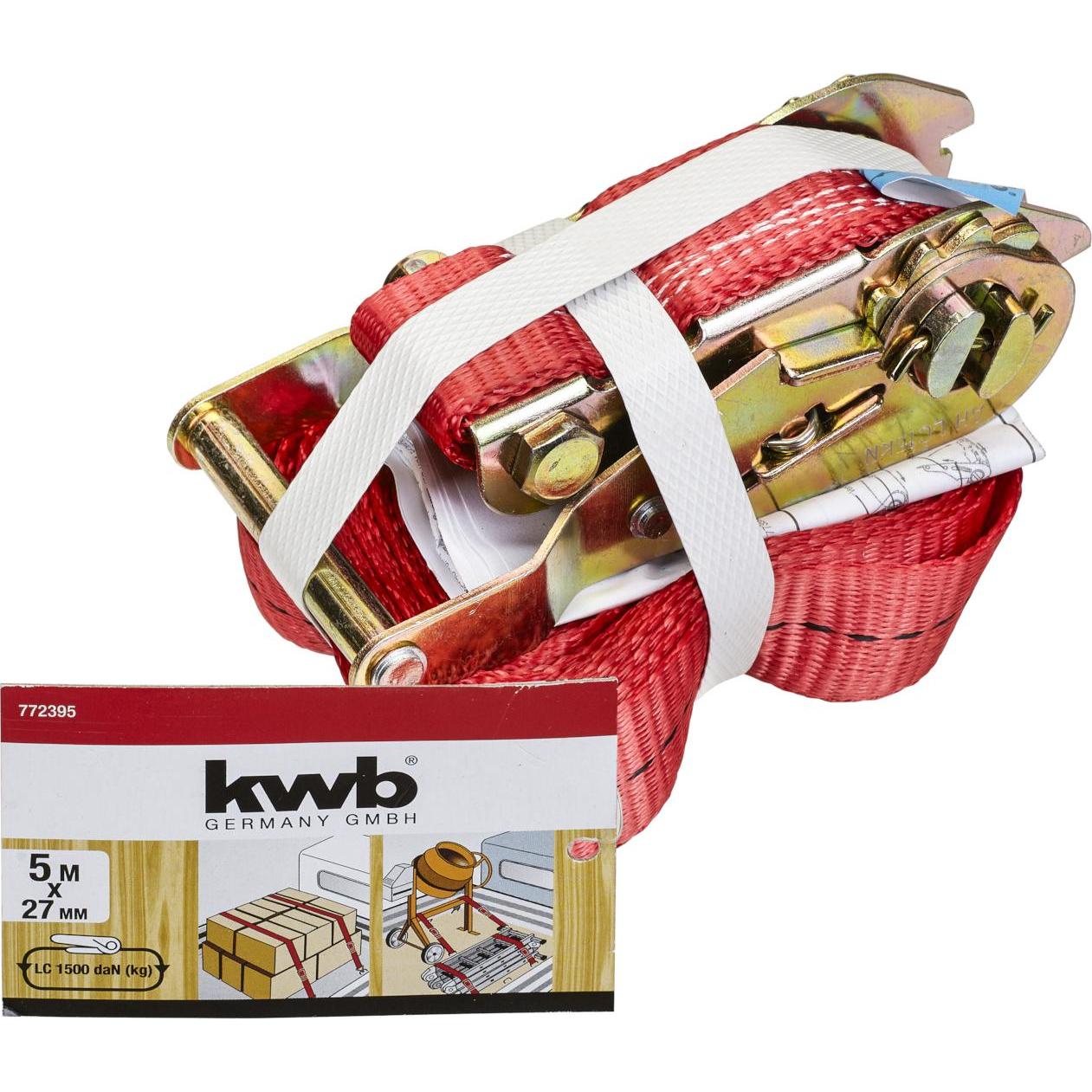 Thumbnail - kwb, Spanngurt + Ladungssicherung, 772395 Einteiliger Spanngurt