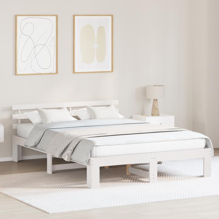 Actual product image vidaXL Moderner Bettrahmen (140 x 200 cm)