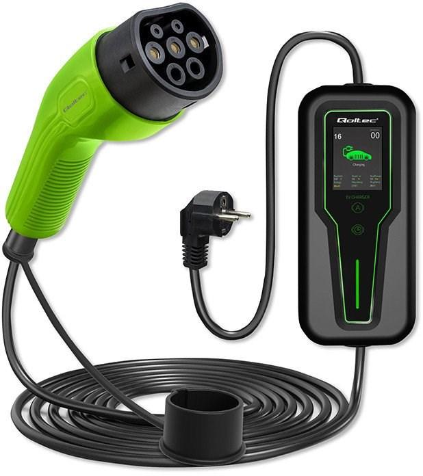 Produktbild Qoltec Mobile Ladestation (Typ 2, 3.50 kW, 16 A, Typ F)