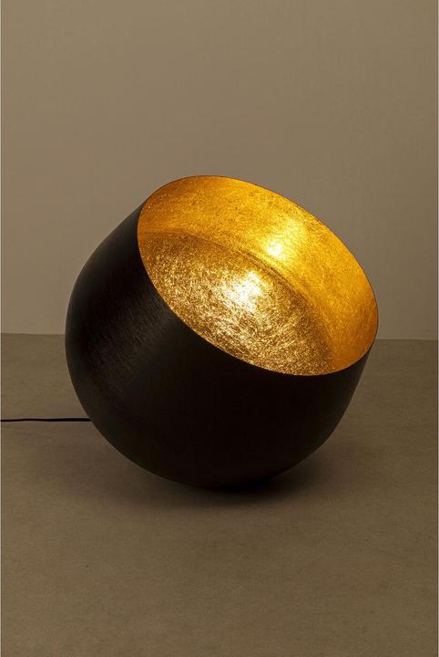 Image du produit Kare Design Lampe de sol Apollon Smooth noire ronde 50 (E27)