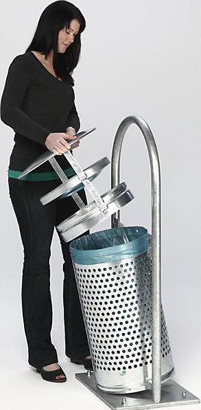 Image du produit kaiserkraft Collecteur de déchets extérieur