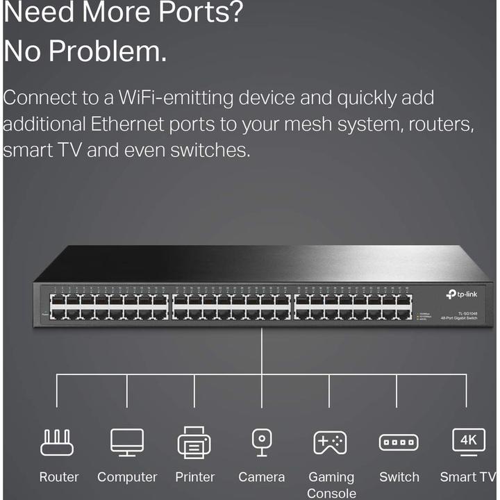 Produktbild TP-Link Switch TL-SG1048 48 Port (48 Ports)