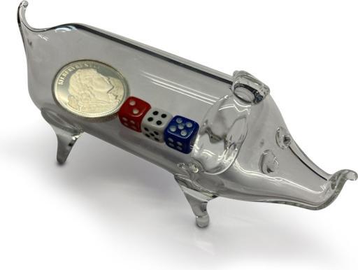 Actual product image Creativations Glückssäuli mit einem Silbervreneli-Piccolo