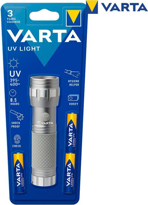Actual product image Varta UV Flashlight (11.80 cm)