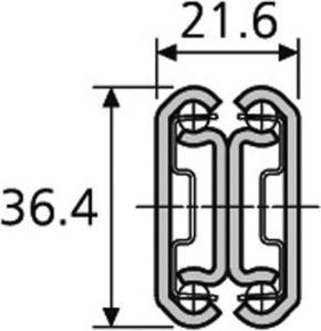 Produktbild Accuride Kugel-Vollauszüge Dual 3630