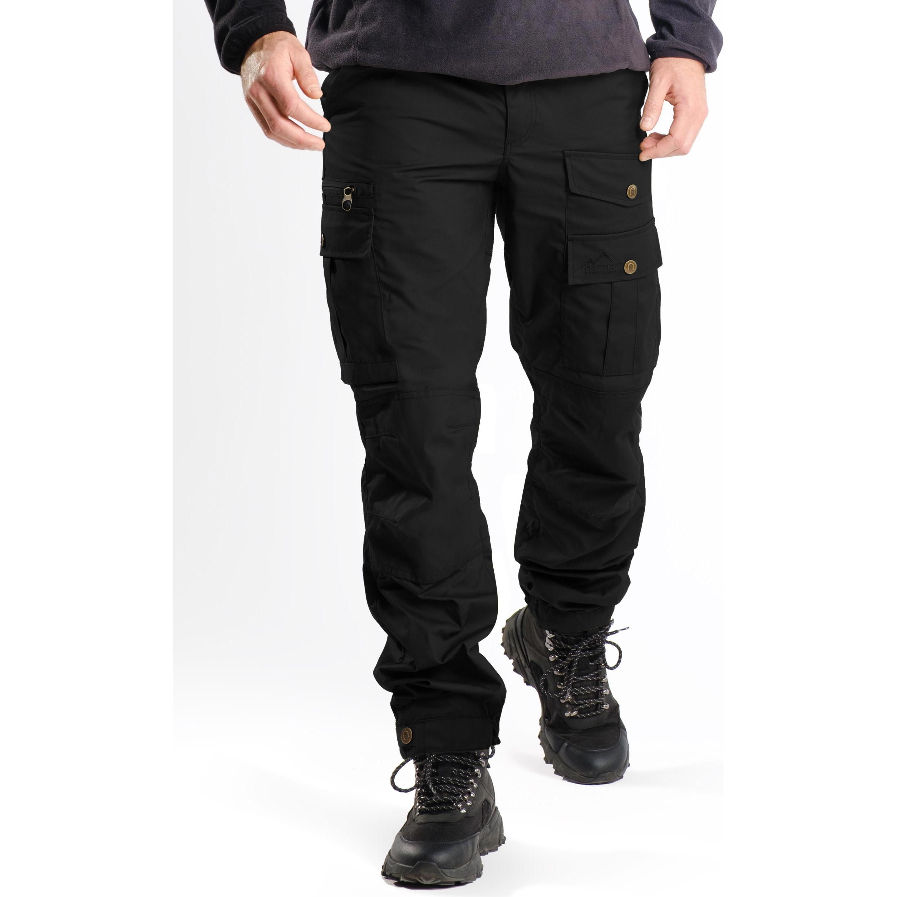 Normani, Herren, Outdoorhose, Herren Wanderhose - Outdoorhose (54), Schwarz, 54