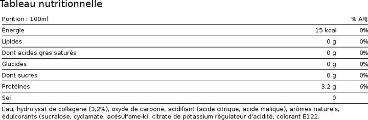 Nährwerte und Zutaten Amira Proteinwasser Passionfruit (500ml) (Passionsfrucht, 5 x)