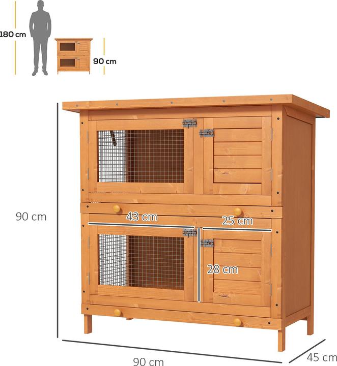 Produktbild PawHut Kleintierstall