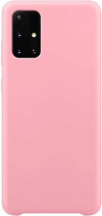 Hurtel Silicone Case Soft Flexible Rubber Cover for Samsung Galaxy A72 4G pink (Samsung Galaxy A72)