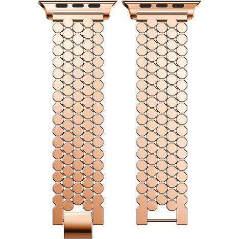Strap-it Armband (Apple Watch), Uhrenarmband, Gold