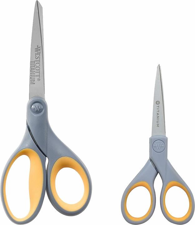 Actual product image Westcott Scissors Softgrip Titanium Super (18 cm)