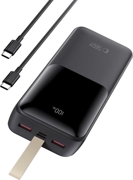 Actual product image Tech-Protect Powerbank PB03 30000mAh 22.5W - black (30000 mAh, 22.50 W)