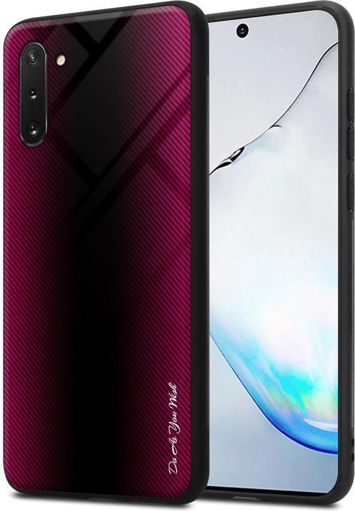 Produktbild Cadorabo TPU Gestreiftes Glas Cover (Samsung Galaxy Note 10)