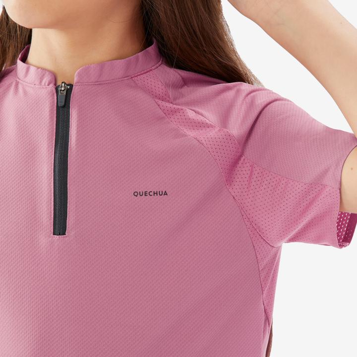 Immagine prodotto Quechua T-Shirt Kinder Gr. 122–170 Wandern - MH900 rosa (140)