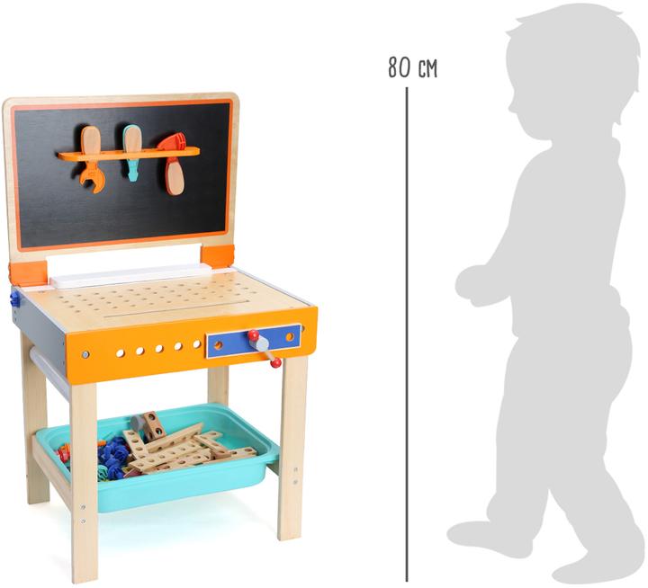 Actual product image small foot Workbench with painting table