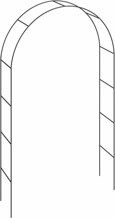 Immagine prodotto Deuba Arco per rose (240 cm, 140 cm)