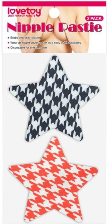 Actual product image Lovetoy Stars Nipple Pasties (2 Pack)