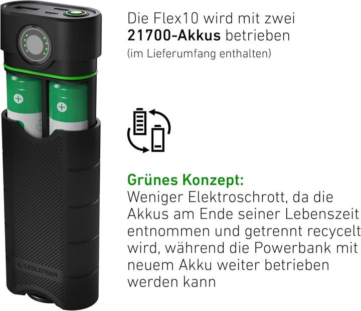 Produktbild Ledlenser Flex 10 (9000 mAh, 9 W, 33.30 Wh)