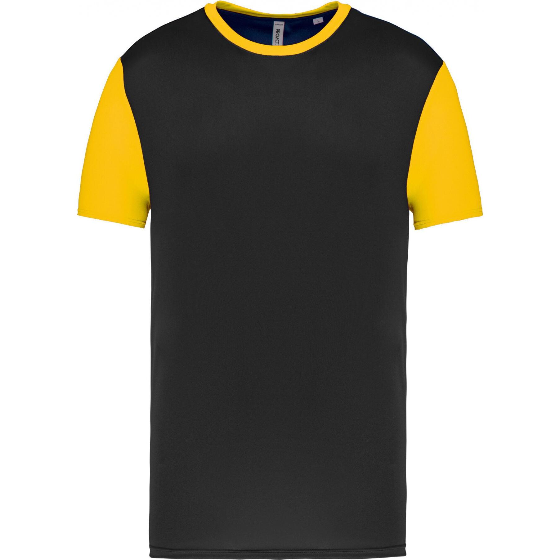 Proact, Herren, Sportshirt, Zweifarbiges Trikot (3XL), Schwarz, 3XL