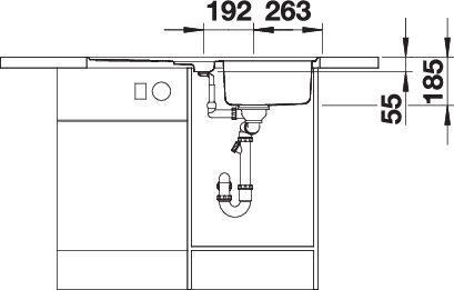 Image du produit Blanco Classic Pro 5 S-IF (Evier encastré, 51 cm, 91.50 cm)
