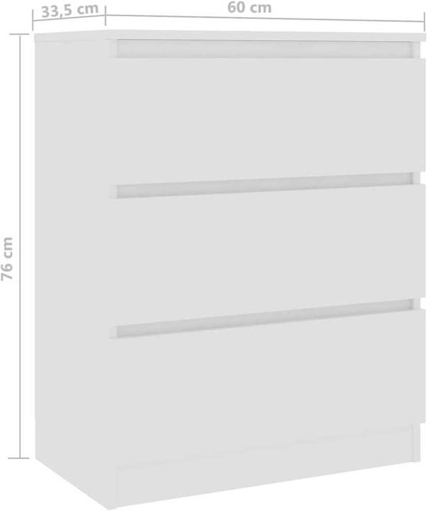 Actual product image vidaXL Nehemiah (60 x 35 x 76 cm)