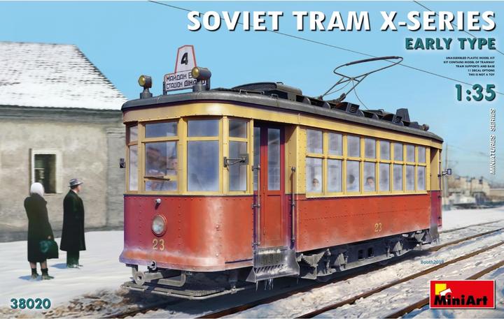 Actual product image Mini art Soviet Tram "X" Series. Early Type.