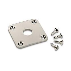 Thumbnail - Schaller Jack Plate nickel, Zubehör Instrumente, Silber