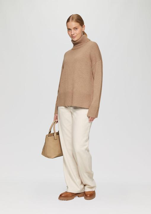 Produktbild S.Oliver Strickpullover Lockerer Rollkragenpullover aus Kaschmirmix (44)