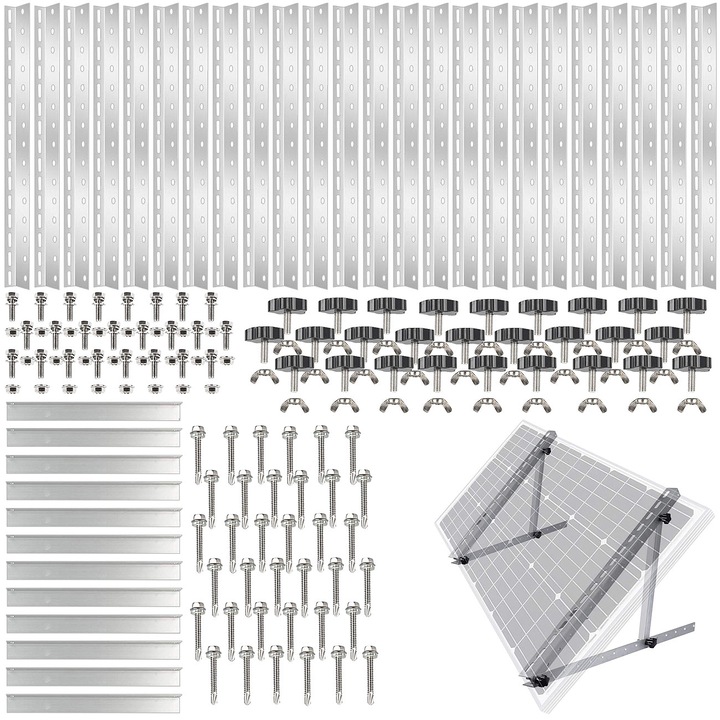 Actual product image Revolt Adjustable aluminium solar panel mount 41"/104 cm