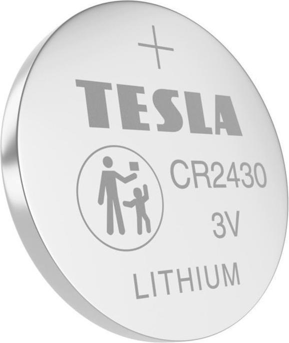 Produktbild Tesla Batterie Lithiumbatterie CR2430 (1x240) 3V 1 Stück (1 Stk., CR2430)