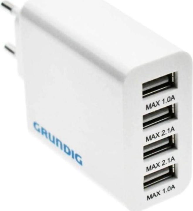Actual product image Grundig Usb charger 4 ports 230V