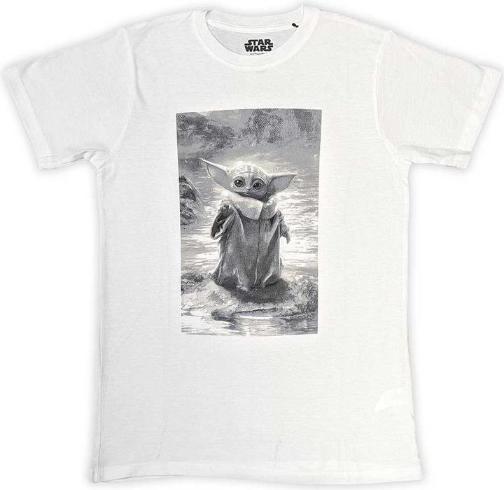 Actual product image Star Wars The Mandalorian Grogu B&W (XXL)