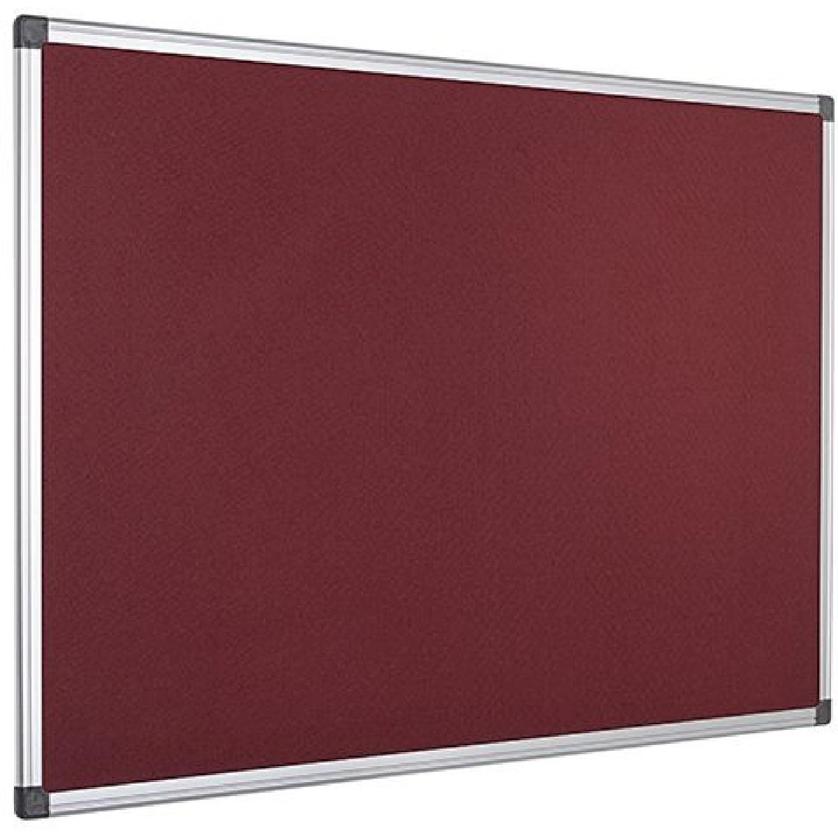 Bi-Office, Pinnwand, Pinnwand SA0505170 feuerhemmend 120x90cm burgunder (Pinnwand, 120 x 90 cm)
