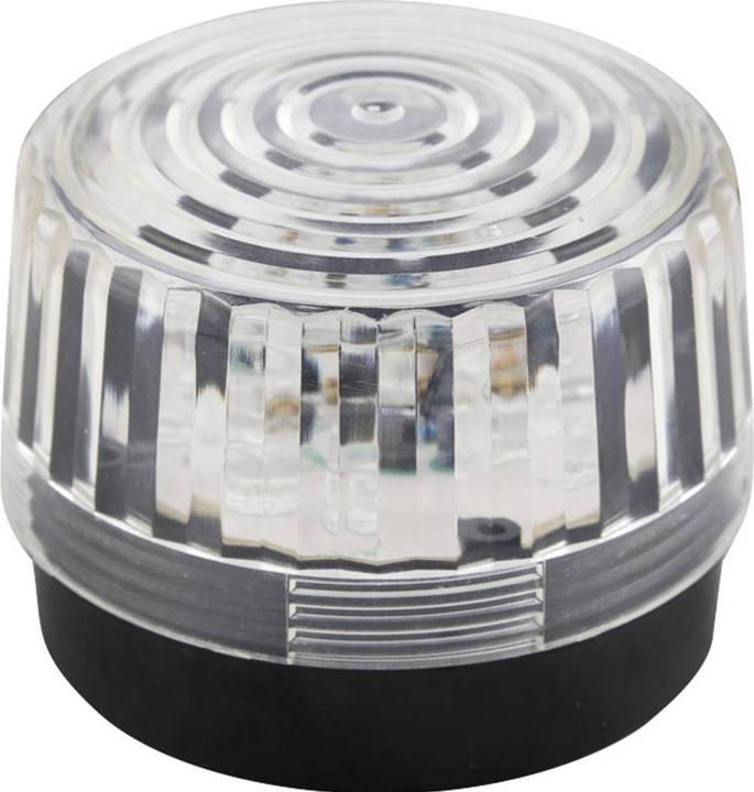 Perel LED-BLITZLICHT - TRANSPARENT - 12 VDC - ø 100 mm