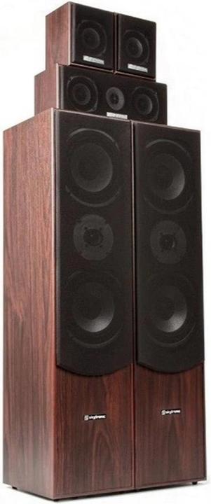 Image du produit Fenton Haut-parleur de sol HF5W Brun (1 pièce, 335 W)