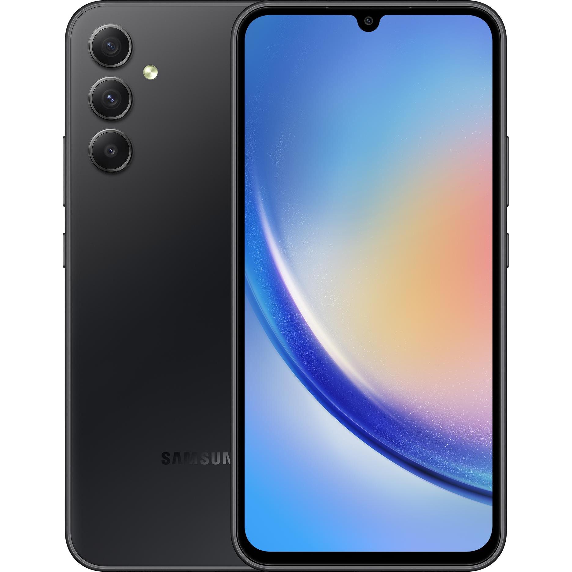 Vodafone Samsung Galaxy A34 5G Enterprise Edition (128 GB, Awesome Graphite, 6.60", Hybrid Dual SIM, 48 Mpx, 5G), Smartp...