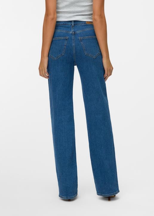 Actual product image Vero Moda VMTESSA Hohe Taille Weite Passform - kurz geschnitten Jeans Weit geschnitten (W29/L32)