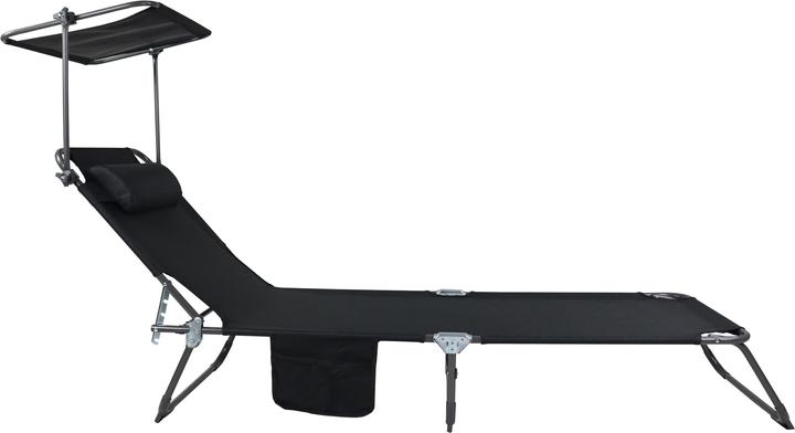 Image du produit VCM Bain de soleil Chaise longue Toit de jardin (185 cm)