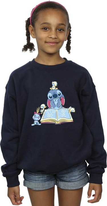 Immagine prodotto Disney Lilo & Stitch Reading A Book Felpa Ragazze (140, 146)