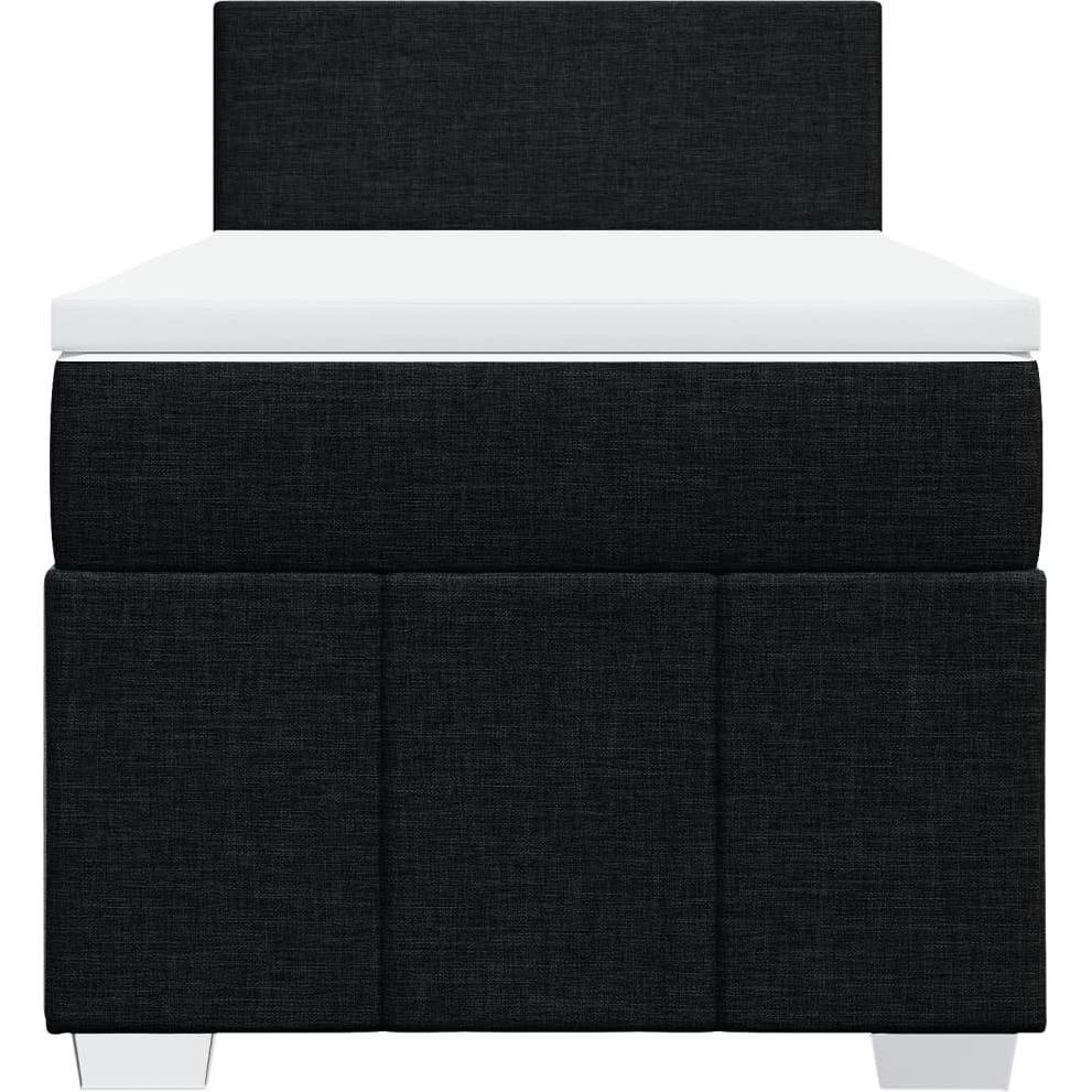 Thumbnail - VidaXL, Bett, Bo x springbett mit Matratze 90 x 190 cm Stoff (90 x 190 cm)