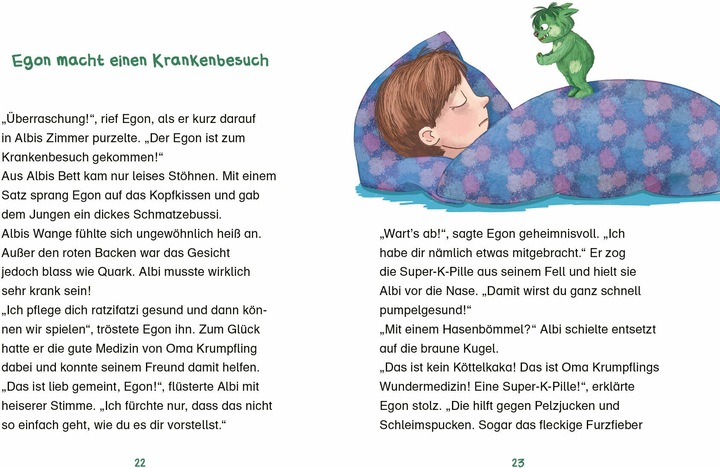 Actual product image Die Krumpflinge - Egon und der Schrumpfzauber (German, Annette Roeder, 2024)