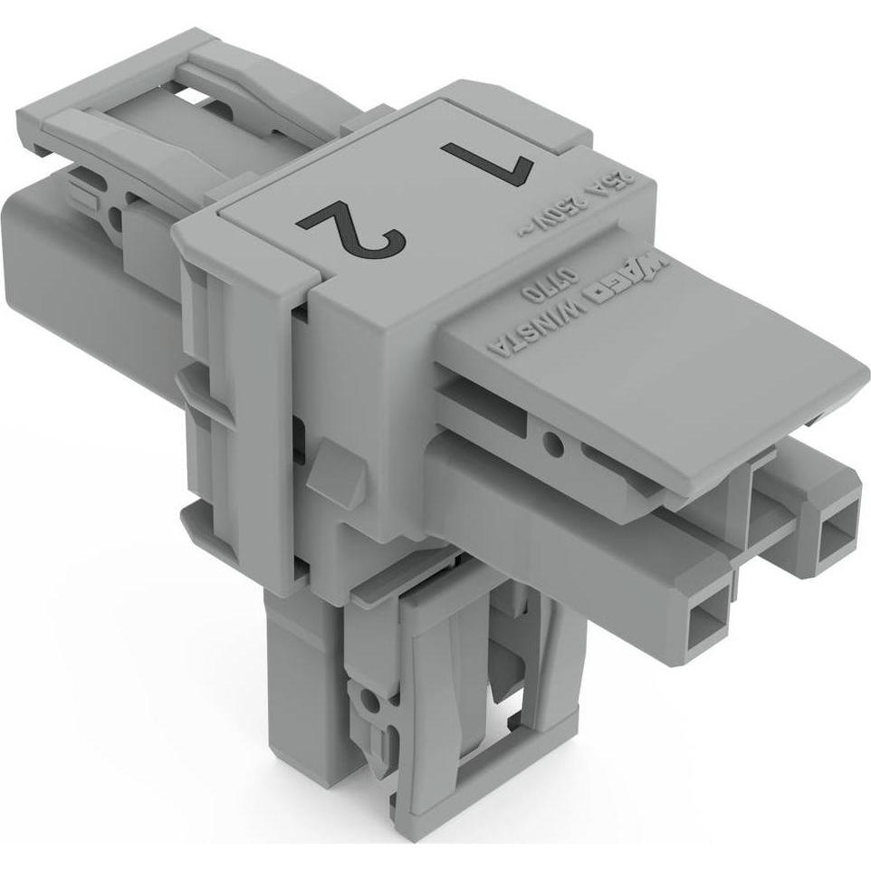 Wago 770-1701 T-Verteiler 2-P. 3 VK Kod.B grau (Verteiler) (770-1701)