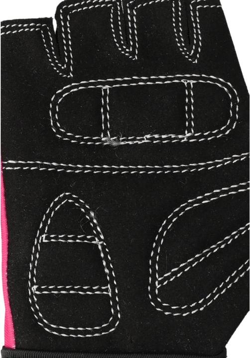 Actual product image Crazy Safety Pink kids bike gloves with reflective eyes, padded palms - Pink - Size S (S)