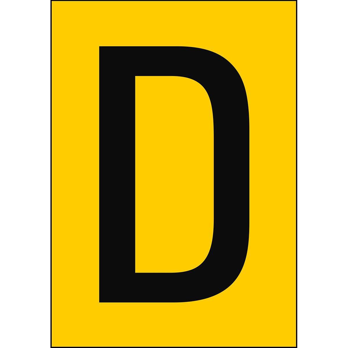 Brady, Etiketten, A4-Etiketten mit Zahlen und Buchstaben