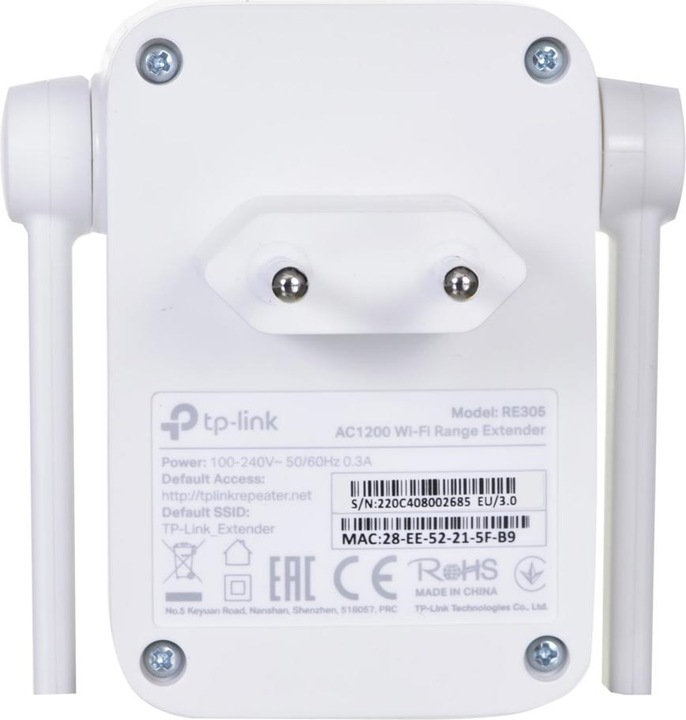 Actual product image TP-Link Tl-Re305 (867 Mbit/s, 300 Mbit/s)